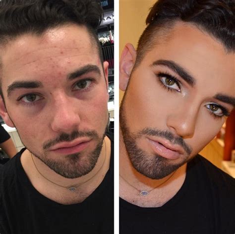 Men Wearing Makeup Is The Newest Trend On Instagram (16 pics)