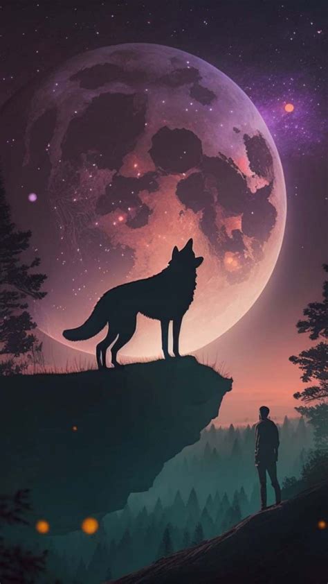 Wolf Moon iPhone Wallpaper HD » iPhone Wallpapers