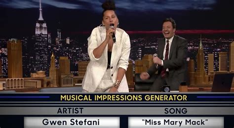 Jimmy Fallon plays Wheel of Musical Impressions with Alicia Keys