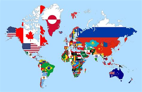 World Map List Of Countries - United States Map