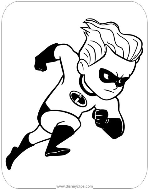 Dash Incredibles Coloring Page - 345+ File SVG PNG DXF EPS Free
