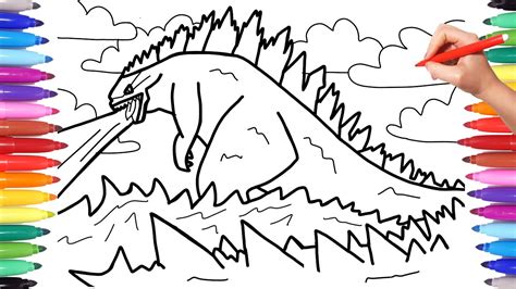 Godzilla Coloring Pages