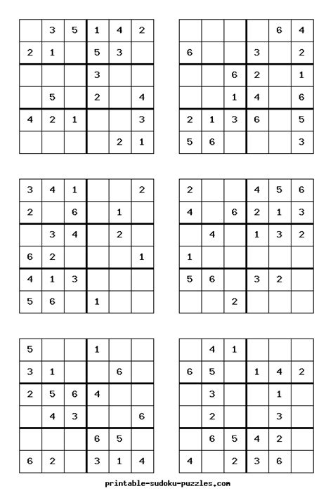 Printable Sudoku Worksheets With Answers