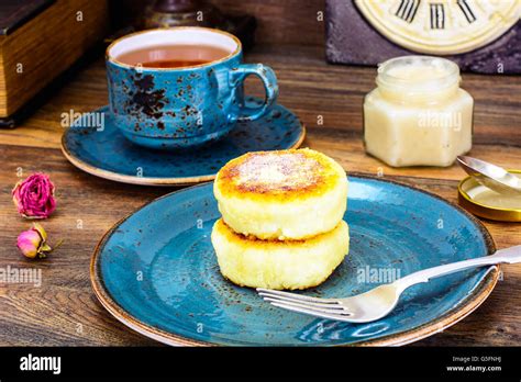 Sweet Cheese Fritters Stock Photo - Alamy