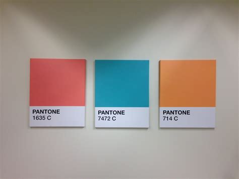 Pantone Canvas Wall Art Color Swatches | The Rodimels Family Blog