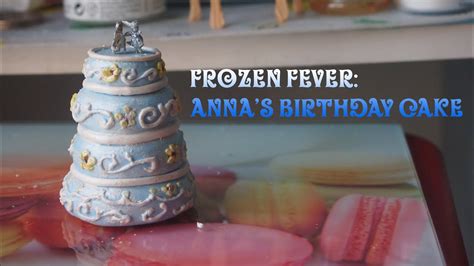 Frozen Fever: Anna's Birthday Cake Tutorial - YouTube