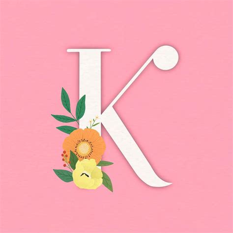 Retro Pink Letter K Vector Images | Free Photos, PNG Stickers ...