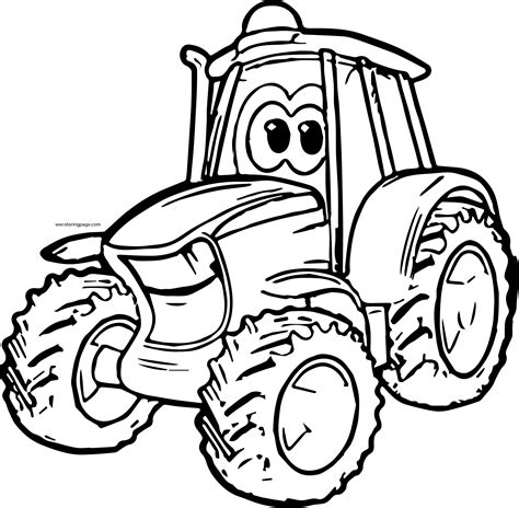 Printable Tractor Coloring Pages - Printable Templates