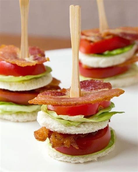 25 Easy Tiny Finger Food Recipe Ideas You Can Serve on a Toothpick | Tea sandwiches, Appetizers ...