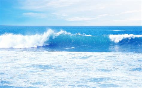 Sunny day, Ocean, Waves, HD Wallpaper | Rare Gallery