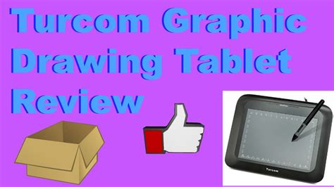 Turcom Graphic Drawing Tablet Unboxing Review - YouTube
