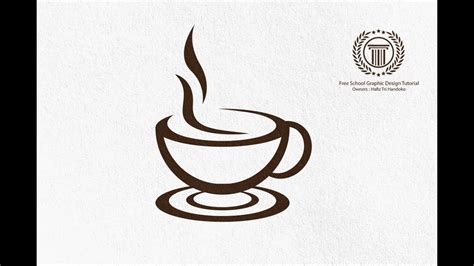 logo design illustrator - adobe illustrator tutorial logo design for beginners - coffee cup logo ...