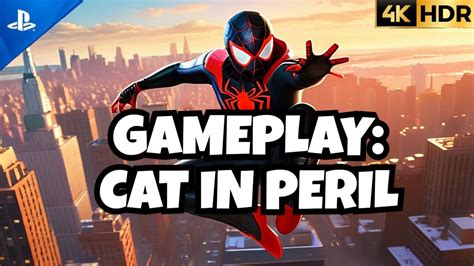 SPIDERMAN: Miles Morales (PS5) CAN HE SAVE THE CUTE CAT? / 4K Gameplay - YouTube