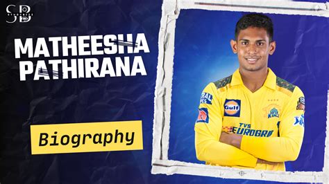 Matheesha Pathirana Profile, Biography, Age, Country, Cricket stats ...