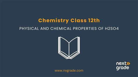 Physical and Chemical Properties of H2SO4 | Grade 12 Chemistry | Lecture 23 - YouTube