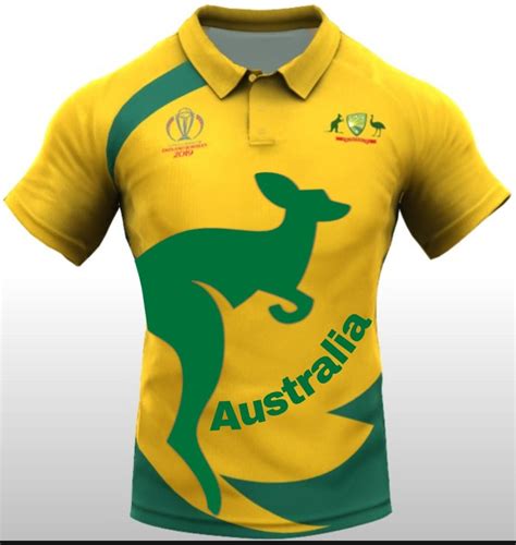 Cricket World Cup 2019 jersey I made for Australia : r/australia