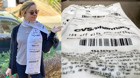 CVS receipt-themed scarves turn long-running joke into fashionable reality