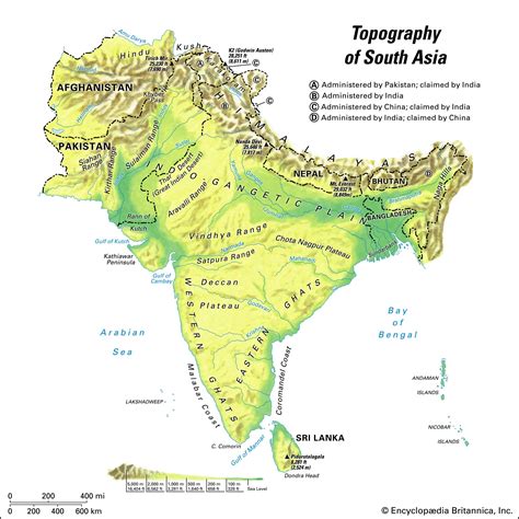 Indian Subcontinent Map, Countries, Population, History, 42% OFF