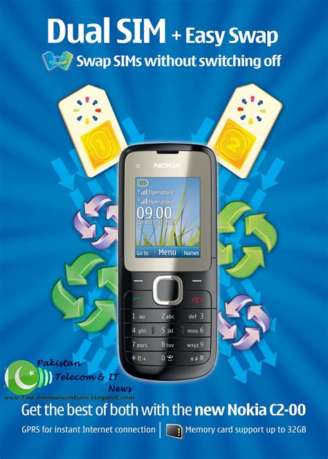 C2-00 - X1-01 Nokia Dual Sim Mobile Phones now available in Pakistan ...