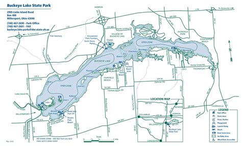 Buckeye Lake Historical Society - Buckeye Lake Map