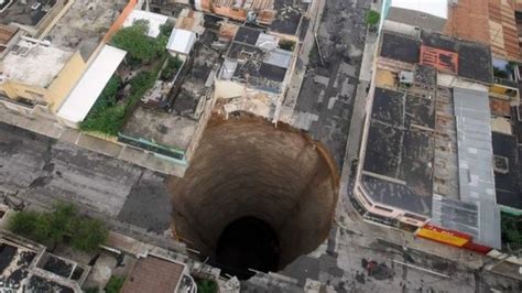 Recent sinkholes around the world - and what caused them - BBC News