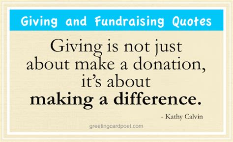 Giving and Fundraising Quotes | Charity and Donation Sayings