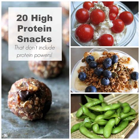 20 High Protein Snack Ideas - The Organized Mom