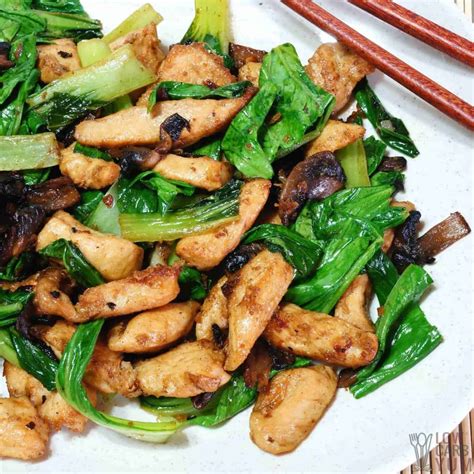 Keto Chicken Bok Choy Stir Fry - Low Carb Yum