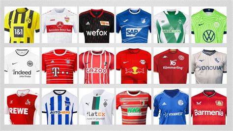 All the new Bundesliga jerseys for the 2022/23 season | Bundesliga