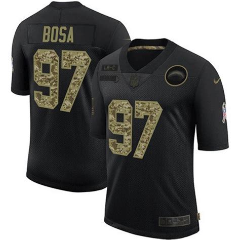 Chargers Joey Bosa Black Camo Retro Salute To Service Jersey – US Sports Nation