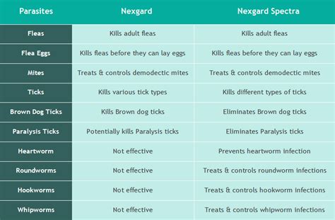 Nexgard Vs Nexgard Spectra For Dogs