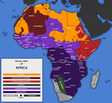 Racial Map of Africa by DrakiTheDude on DeviantArt