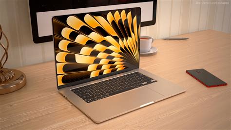 Apple MacBook Air 15 Inches Starlight 3D Model $49 - .max .3ds .blend ...