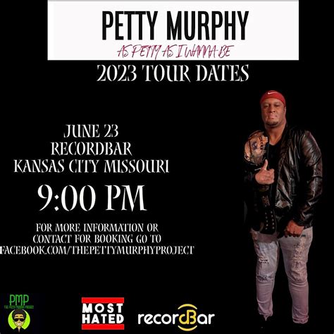 Petty Murphy: As Petty As I Wanna Be 2023 Tour, recordBar, Kansas City ...