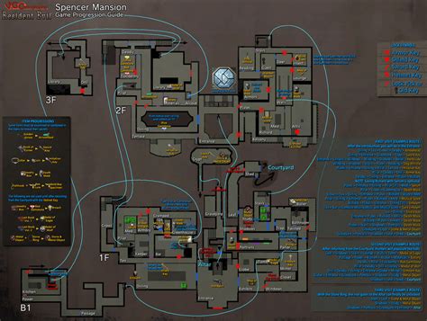 Resident Evil (2002) | Mansion Map by VGCartography on DeviantArt