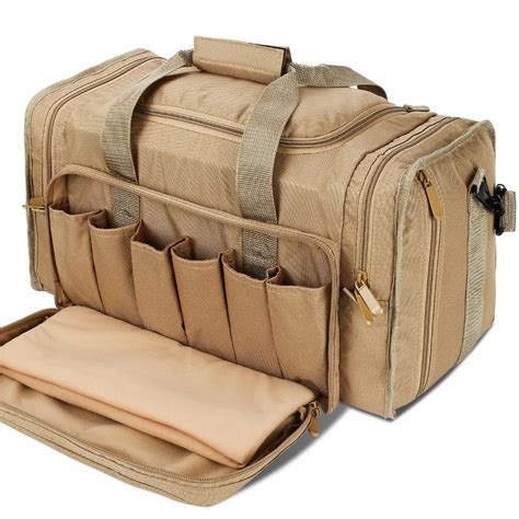 Tactical Gun Range Bag Deluxe Pistol Shooting Range Duffle Bags-in ...