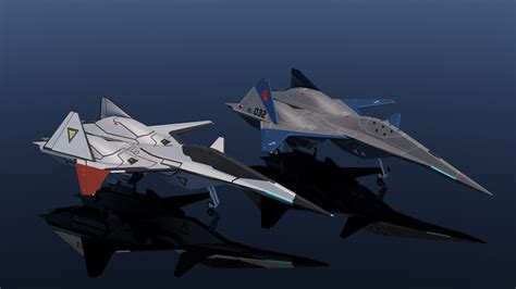 ArtStation - ADF-01 Falken from Ace Combat Series