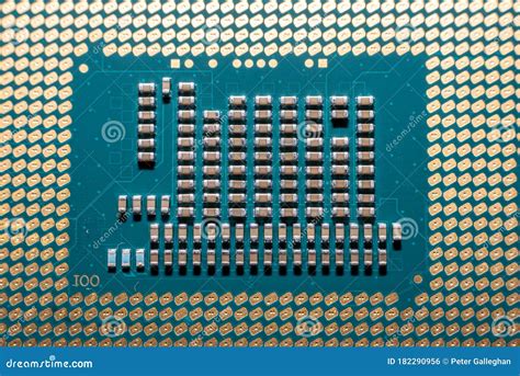 Looking at the Cpu Socket Transistors on the Cpu, Macro Environment ...