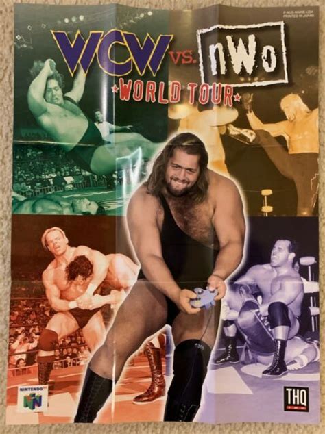 WCW VS NWO: WORLD TOUR POSTER - Nintendo 64 N64 | eBay