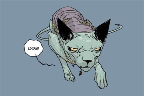 Lying Cat | Comic book characters, Comic book tattoo, Best comic books