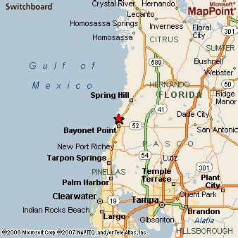 Hudson, Florida Area Map & More