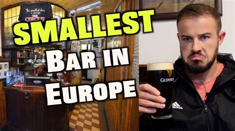 The SMALLEST Bar in Europe - YouTube