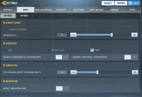 COD Mobile Best Settings: Basic, Sensitivity, HUD Settings