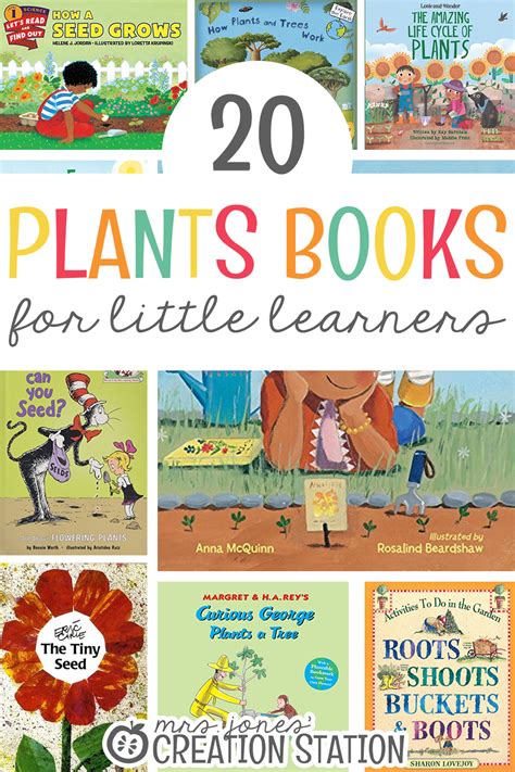 20 Plant Books for Little Learners - Mrs. Jones Creation Station