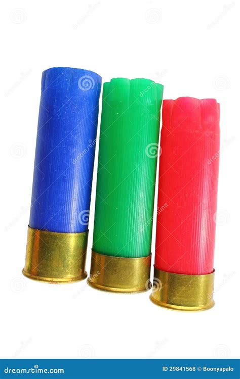 Shotgun shells stock photo. Image of isolated, handgun - 29841568