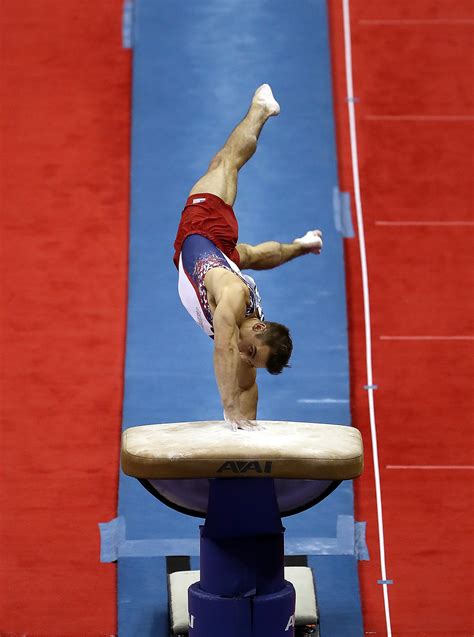 Boys Gymnastics Vault