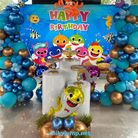 Baby Shark Birthday Party Decoration Theme - Chikyjump