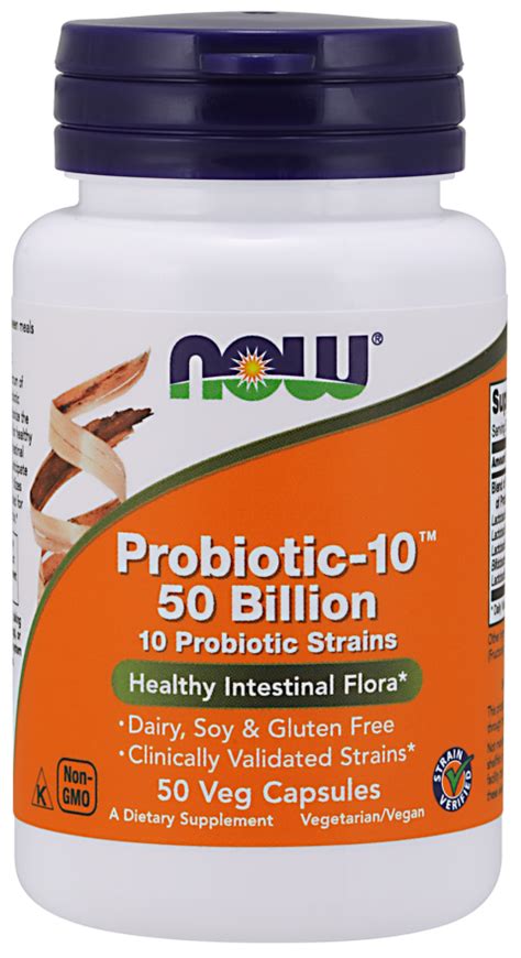 Now Probiotic-10 50Billion 50S | Buy health products at Healthy U ...