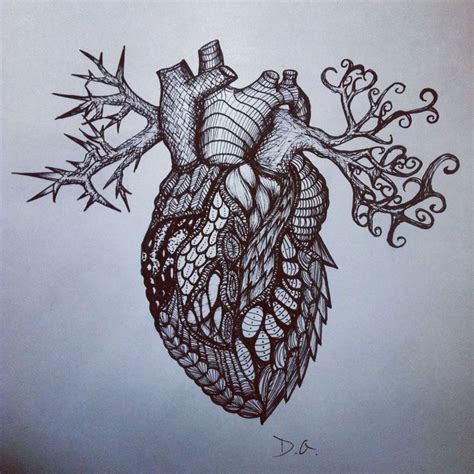 Heart Drawing, Pencil, Sketch, Colorful, Realistic Art Images | Drawing Skill