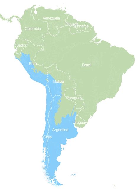 Llama and Alpaca Distribution Map